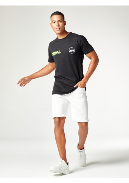 Skinny Fit Erkek Şort