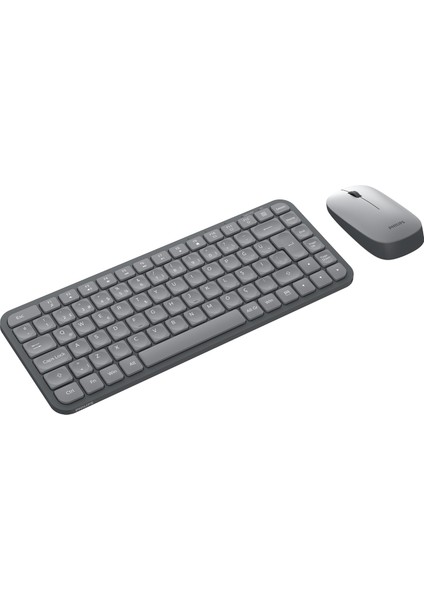 SPT6338 Kablosuz Set Wireless Set Kablosuz Klavye Kablosuz Mouse Türkçe Q Klavye ve Mouse Seti Gri fırsatları