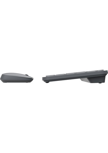 SPT6338 Kablosuz Set Wireless Set Kablosuz Klavye Kablosuz Mouse Türkçe Q Klavye ve Mouse Seti Gri