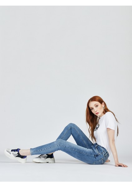 Nicole Skinny Fit Kadın Pantolon