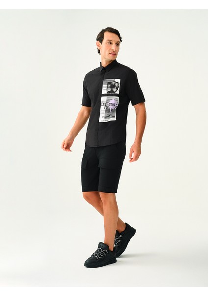 Regular Fit Erkek Gömlek K.kol