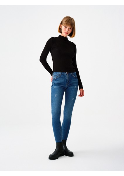 Nicole Skinny Fit Kadın Pantolon