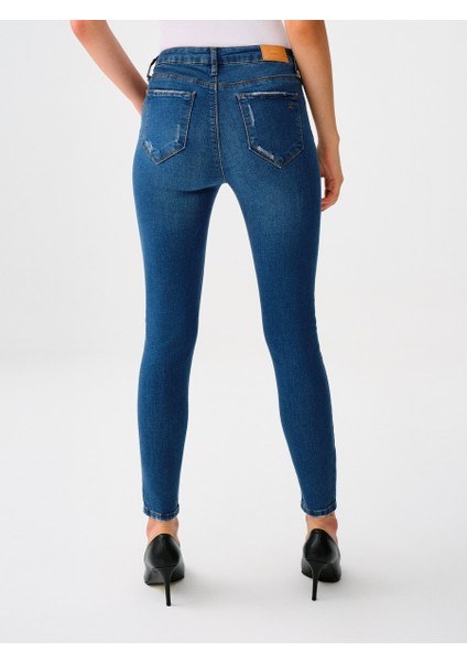 Nicole Skinny Fit Kadın Pantolon