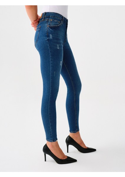 Nicole Skinny Fit Kadın Pantolon