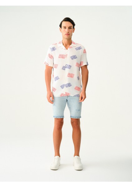 Slim Fit Erkek Şort
