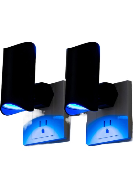 Iki Adet Renkli Değişen Atmosferli Gece Lambası (Yurt Dışından)