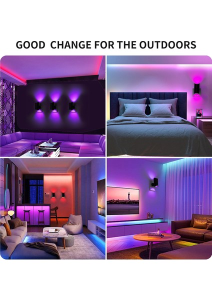 Iki Adet Renkli Değişen Atmosferli Gece Lambası (Yurt Dışından) modelleri