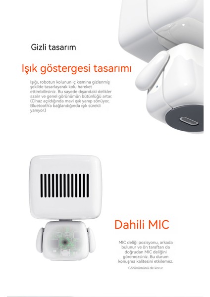 Mini Robot Bluetooth Küçük Hoparlör (Yurt Dışından) fiyatları