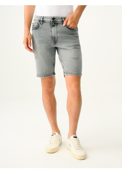 Slim Fit Erkek Şort