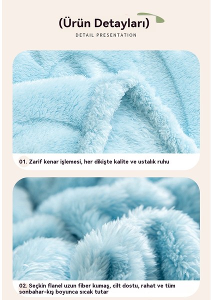 Flanel Jakarlı Çok Fonksiyonlu Siesta Battaniyesi (Yurt Dışından) indirimleri