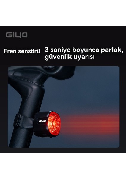 Çok Fonksiyonlu Akıllı Bisiklet Arka Lambası (Yurt Dışından) fiyatları