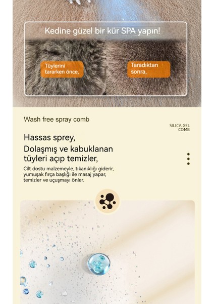 Evcil Kedi Köpek Yumuşak Diş Otomatik Sprey Saç Tarağı (Yurt Dışından) indirimleri