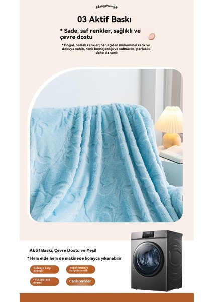 Flanel Jakarlı Çok Fonksiyonlu Siesta Battaniyesi (Yurt Dışından) fırsatları