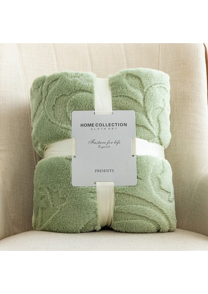 Flanel Jakarlı Çok Fonksiyonlu Siesta Battaniyesi (Yurt Dışından)