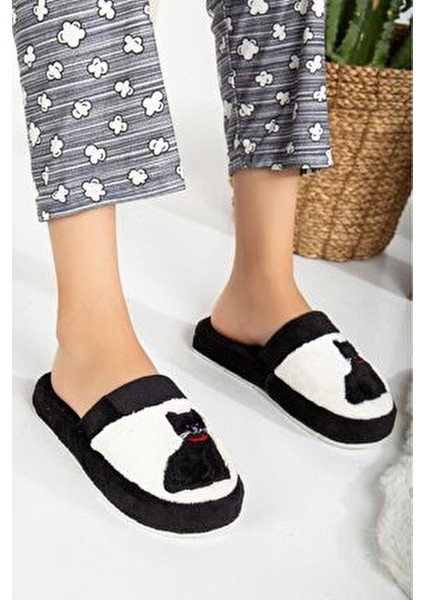 Kadın Kışlık Ortopedik Tabanlı Ev Terliği 3'lü Set Kedi Pati Desenli Çok Renkli indirimleri