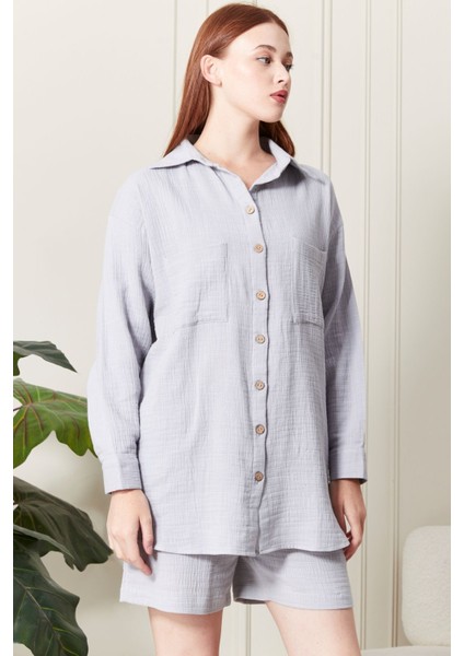 %100 Pamuk Kumaş Kadın Gömlek modelleri