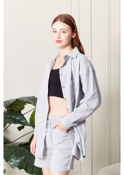 %100 Pamuk Kumaş Kadın Gömlek indirimleri