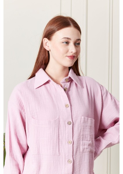 %100 Pamuk Kumaş Kadın Gömlek fırsatları