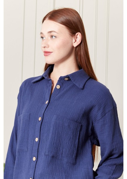 %100 Pamuk Kumaş Kadın Gömlek modelleri