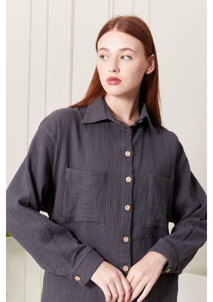 %100 Pamuk Kumaş Kadın Gömlek indirimleri