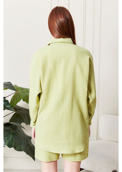 %100 Pamuk Kumaş Kadın Gömlek fırsatları