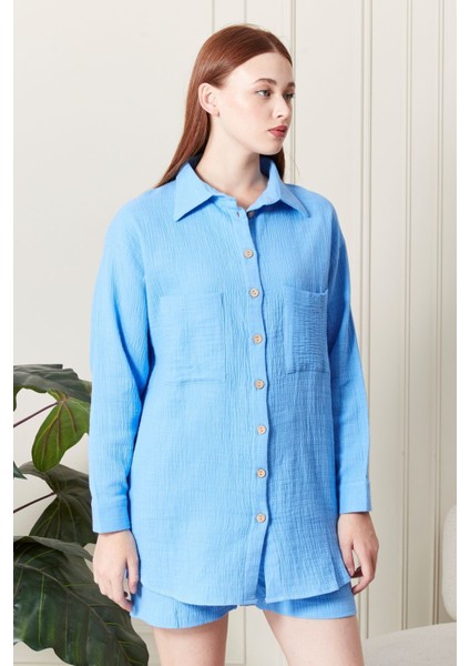 %100 Pamuk Kumaş Kadın Gömlek fiyatları