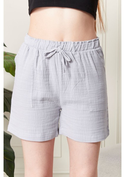 %100 Koton Mollis Kumaş Şort fiyatları