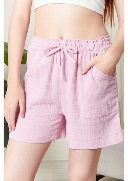 %100 Koton Mollis Kumaş Şort modelleri