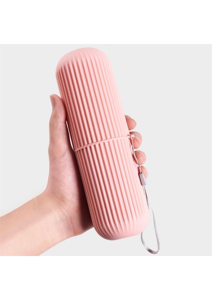 Seyahat Tipi Diş Fırçası Gözlük Makyaj Fırçası Için Çok Amaçlı Silindir Saklama Kutusu Ipli (5256) indirimleri