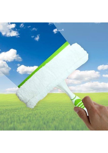 Çekçekli Mikrofiber Cam Silme Mopu (5256)