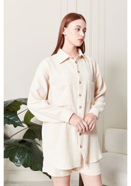 %100 Pamuk Kumaş Kadın Gömlek modelleri