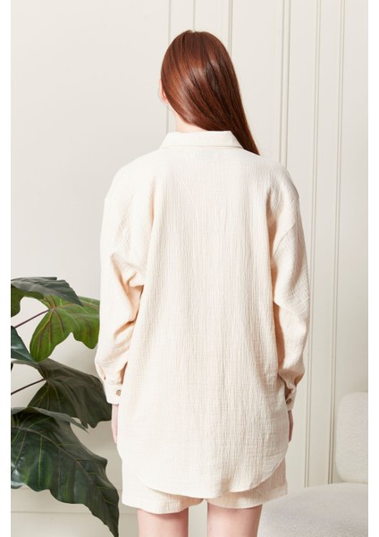 %100 Pamuk Kumaş Kadın Gömlek fırsatları