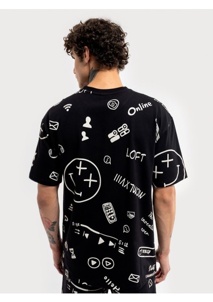 Oversize Fit Erkek Tshirt K.kol