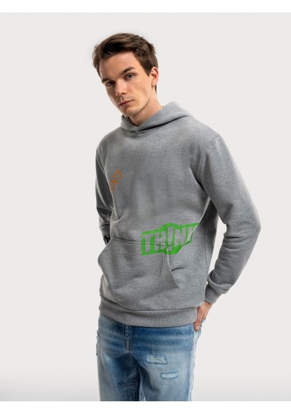 Loose Fit Erkek Sweatshirt