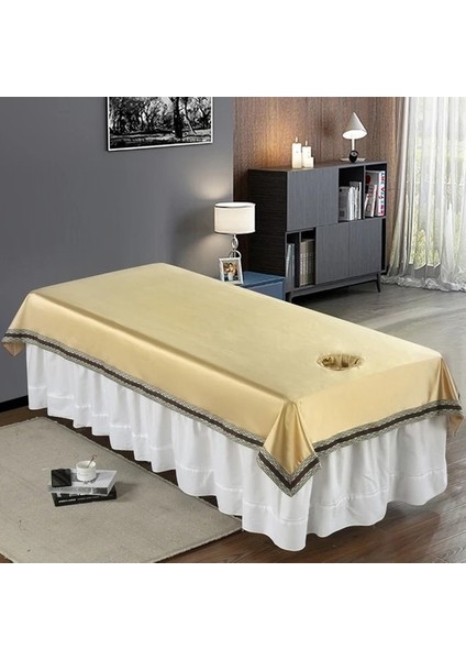 Zencefil Işlemeli 120CM230CM Delik Yatak E-Tablosu Masaj Masası Için Güzellik Yatağı Yaz Nefes Alabilir Kalınlaşmak Buz Ipek Levha Spa Salonu Adanmış (Yurt Dışından)