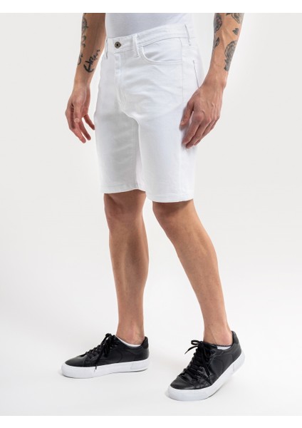 Slim Fit Erkek Şort