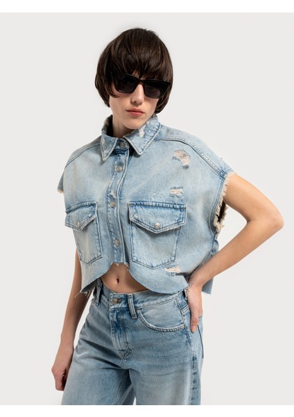 Oversize Kadın Yelek