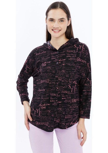 Süet Kadife Kapüşonlu Oversize Gömlek-Pera indirimleri