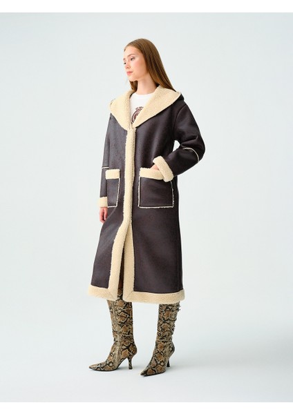 Loose Fit Kadın Kaban