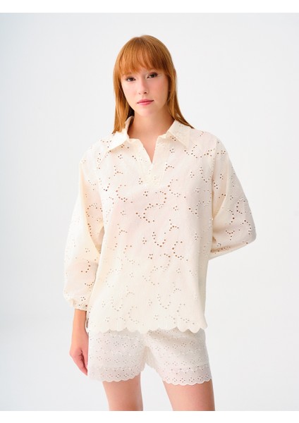 Oversize Kadın Bluz U.kol