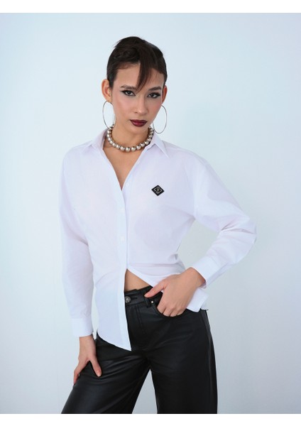 Loose Fit Kadın Gömlek U.kol