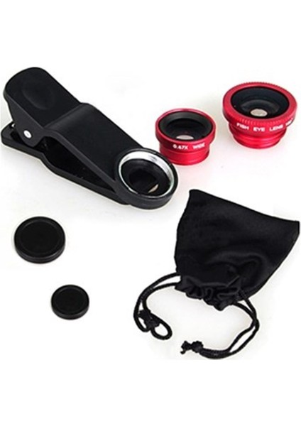 Balık Gözü Cep Telefonu Lensi (Tüm Modellere Uyumlu) (5256)