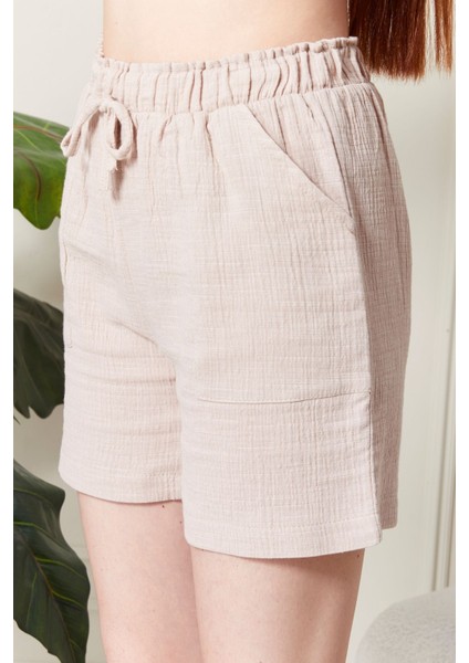 %100 Koton Mollis Kumaş Şort modelleri