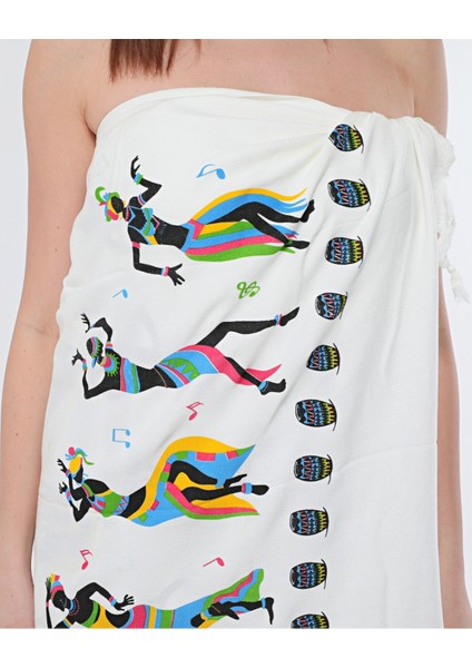 Desenli Havlu Peştemal, Plaj Havlusu, Banyo Havlusu