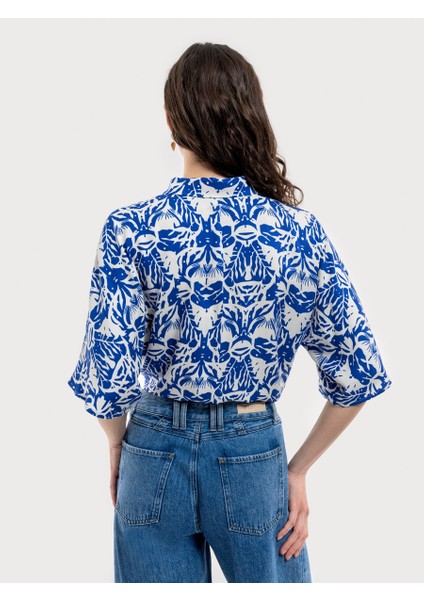 Regular Fit Kadın Gömlek K.kol