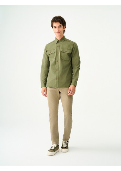 Relax Fit Erkek Gömlek U.kol