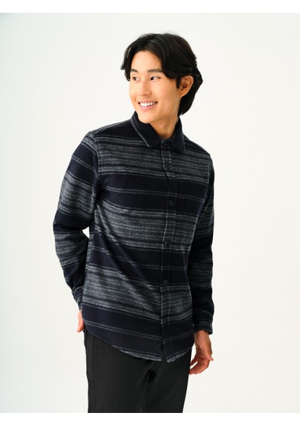 Relax Fit Erkek Gömlek U.kol