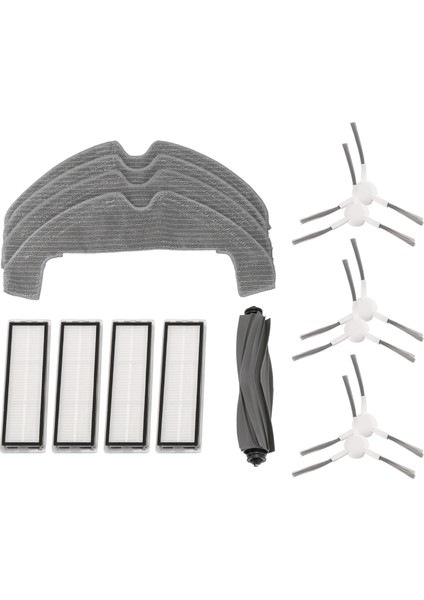 D10 Plus Gen 2 Robot Süpürge Yedek Parçaları Için 15 Adet Yıkanabilir Ana Yan Fırça Paspas Bezi Filtresi (Yurt Dışından) fiyatları