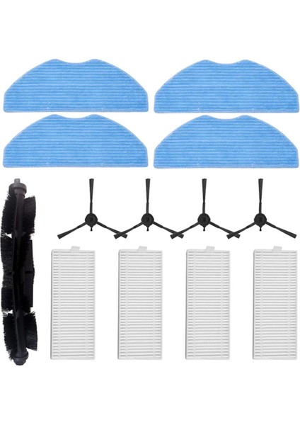 Pvcr 6001 Iq Home Aqua Yedek Parça Aksesuarları Ana Yan Fırça Filtre Paspas Bezi (Yurt Dışından)