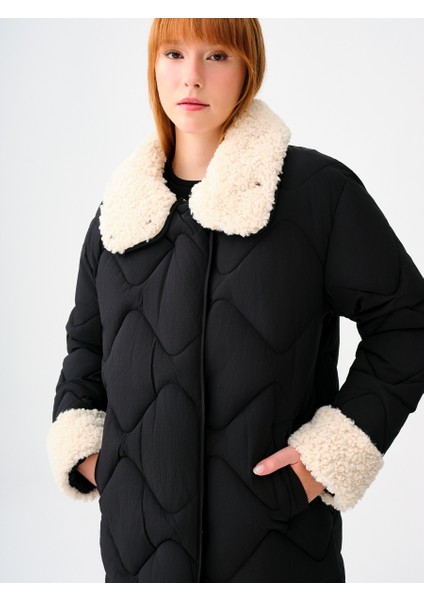 Loose Fit Kadın Kaban